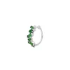 Ear Cuff Hidra Verde Plata