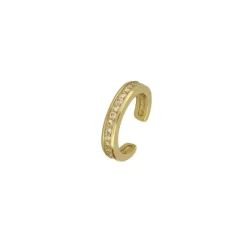 Ear Cuff Idoia Champagne Plata Dorada