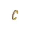 Ear Cuff Idoia Lila Plata Dorada