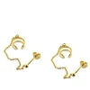 Ear Cuff Naipur Chain Plata Dorada