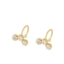 Ear Cuff Nayra Plata Dorada