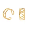 Ear Cuff Olah Plata Dorada