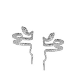Ear Cuff Serpiente Plata