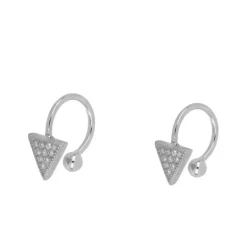 Ear Cuff Triangle Plata