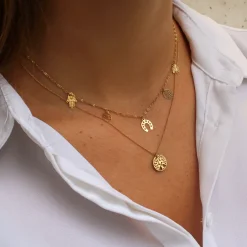 Gargantilla Diamond Tree Oro 18K