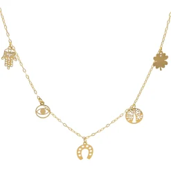 Gargantilla Lucky Charms Oro 18K