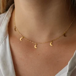 Gargantilla Lunitas Oro 18K
