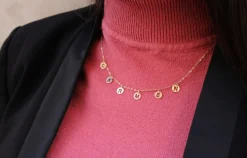 Gargantilla Medals Name Oro 18K