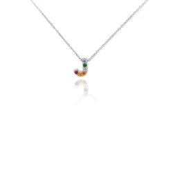 Gargantilla Multi Letter Plata
