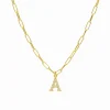 Gargantilla Nile Letter Plata Dorada