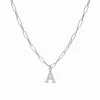 Gargantilla Nile Letter Plata