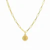 Gargantilla Nile Medal Plata Dorada