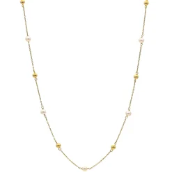 Gargantilla Pearl Ball Oro 18K