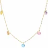 Gargantilla Violeta Oro 18K