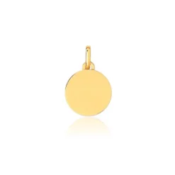 Medalla Lisa 12 mm Oro 18K