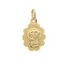 Medalla Virgen Niña Nube 18k
