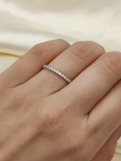 Media Alianza Bella Diamantes 0,15ct EF-SI Oro 18K