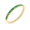 Media Alianza Bella Esmeralda Oro 18K