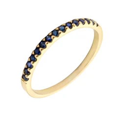 Media Alianza Bella Zafiro Oro 18K