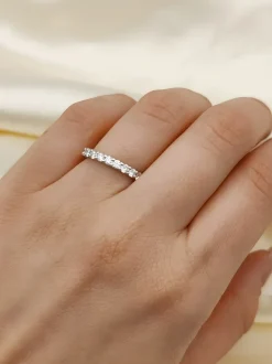 Media Alianza Bellísima Diamantes 0,55ct DF-VS1 Oro Blanco 18K