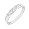 Media Alianza Fain Diamantes G-VS Oro Blanco 18K