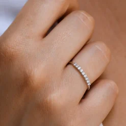 Media Alianza Fantasy Diamantes G-VS Oro Blanco 18K