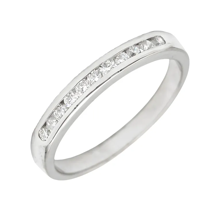 Media Alianza Isha Diamantes 0,25ct DF-VS1 Oro Blanco 18K