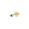 Pendiente Mini Blue Eye Plata Dorada