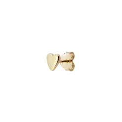 Pendiente Mini Corazón Plata Dorada