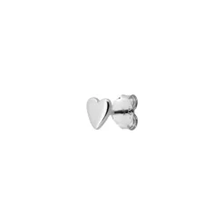 Pendiente Mini Corazón Plata