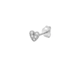 Pendiente Mini Love Plata