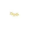 Pendiente Mini Stars Plata Dorada
