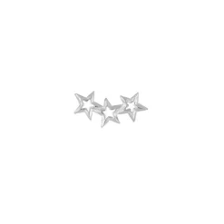 Pendiente Mini Stars Plata