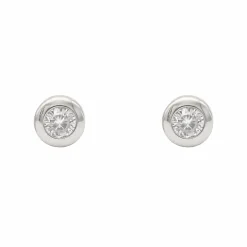 Pendientes Alice Chatón Oro Blanco 18K