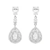 Pendientes Arabella Oro Blanco 18K
