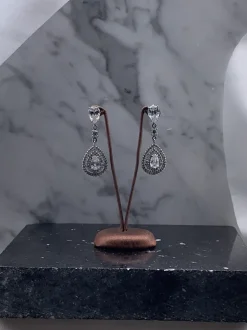 Pendientes Arabella Oro Blanco 18K