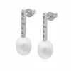 Pendientes Beatrix Diamantes Oro Blanco 18K