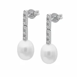 Pendientes Beatrix Diamantes Oro Blanco 18K