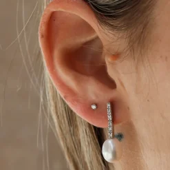 Pendientes Beatrix Diamantes Oro Blanco 18K
