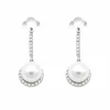 Pendientes Bisel Perlas Oro 18K