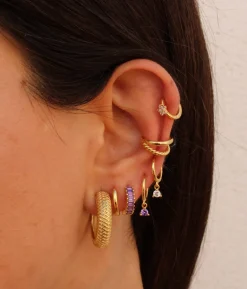 Pendientes Brina Plata Dorada