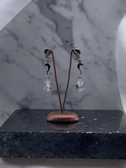 Pendientes Calypso Oro Blanco 18K