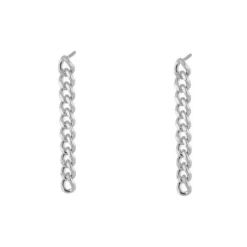 Pendientes Chain Plata