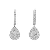 Pendientes Corinna Oro Blanco 18K