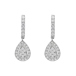 Pendientes Corinna Oro Blanco 18K