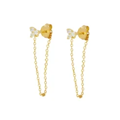 Pendientes Dasa Chain Plata Dorada