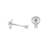 Pendientes Easy Diamantes 0,067ct Oro Blanco 18K