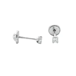Pendientes Easy Diamantes 0,106ct Oro Blanco 18K
