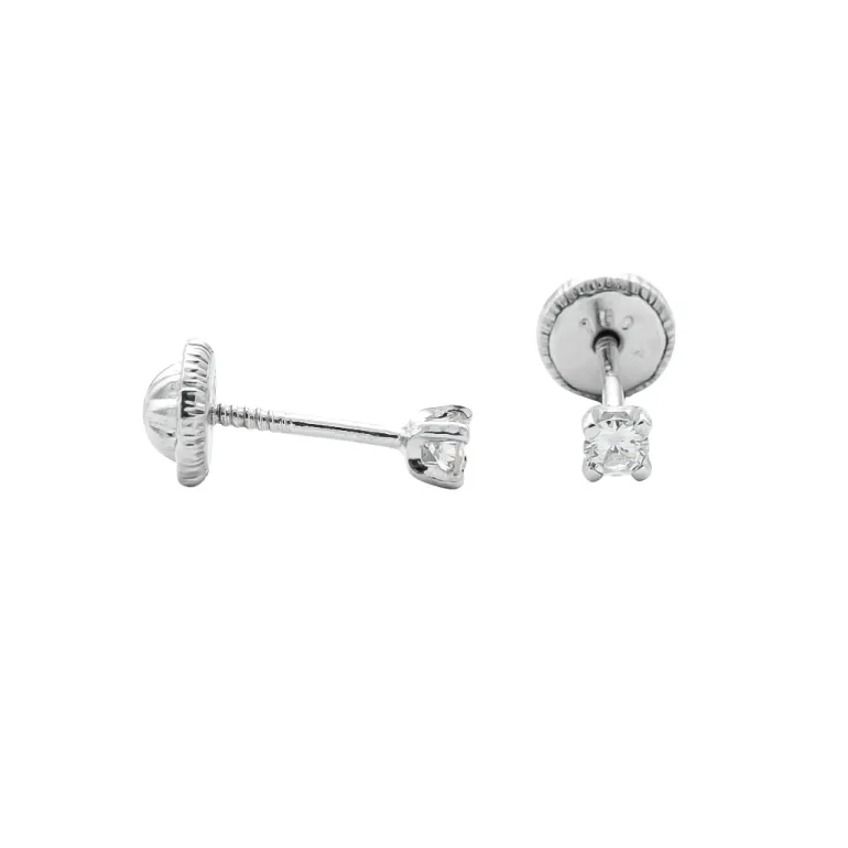 Pendientes Easy Diamantes 0,106ct Oro Blanco 18K