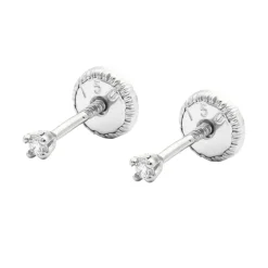 Pendientes Easy Diamantes 0,067ct Oro Blanco 18K
